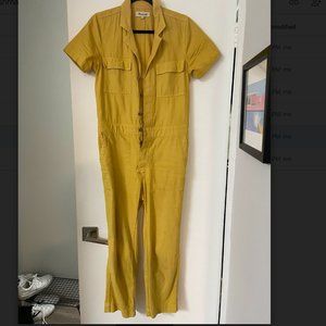 Madewell Yellow Jumpsuit